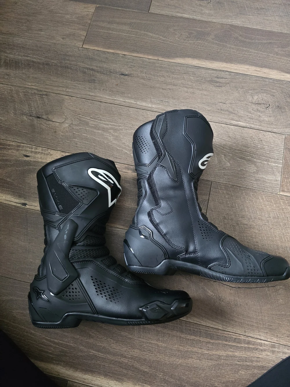 Alpinestars Men's Black Motorcycle Racing Boots